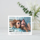 Papier Petite fête de mariage plus tard Photo (Debout devant)