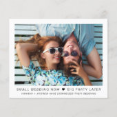 Papier Petite fête de mariage plus tard Photo (Devant)