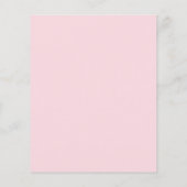 Papier Petite fille rustique coloré BUDGET douche invitat (Dos)