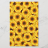 Papier Petite Fleur de tournesol Fille premier anniversai (Dos)