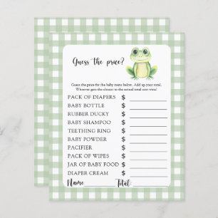 Papier Petite grenouille - Devinez le prix ! Jeu