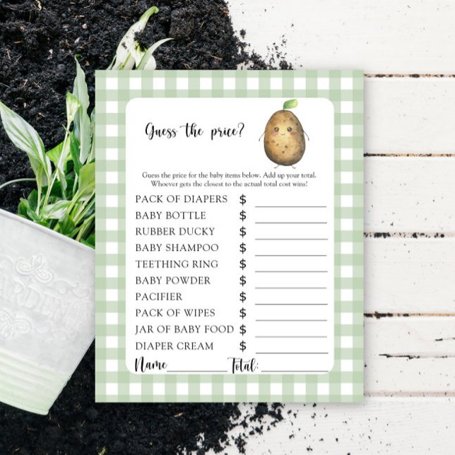 Papier Petite pomme de terre - Devinez le prix ! Jeu (Créateur téléchargé)