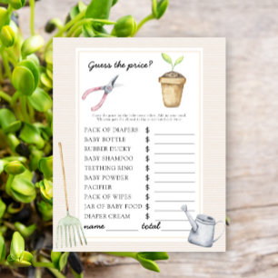 Papier Petite pousse - Devinez le prix ! Jeu