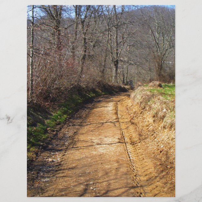 Papier Petite route de campagne (Devant)