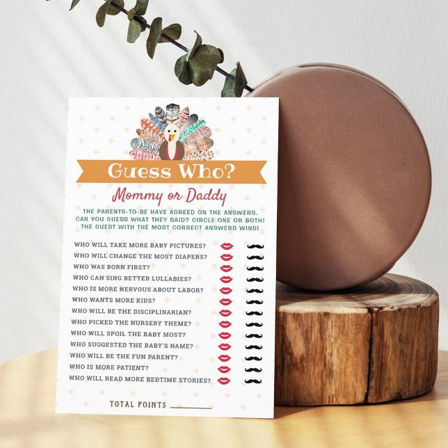 Papier Petite Turquie En Route ! Baby shower de Thanksgiv (Créateur téléchargé)