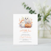 Papier Petits fantômes citrouille automne shower pour béb (Debout devant)
