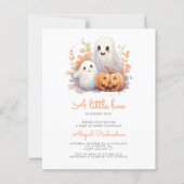 Papier Petits fantômes citrouille automne shower pour béb (Devant)