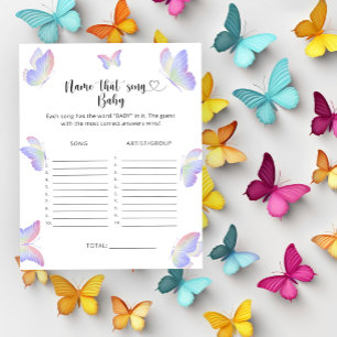 Papier Petits papillons - Nom que Baby Song