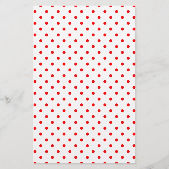 Papier Petits pois rouges (Devant)