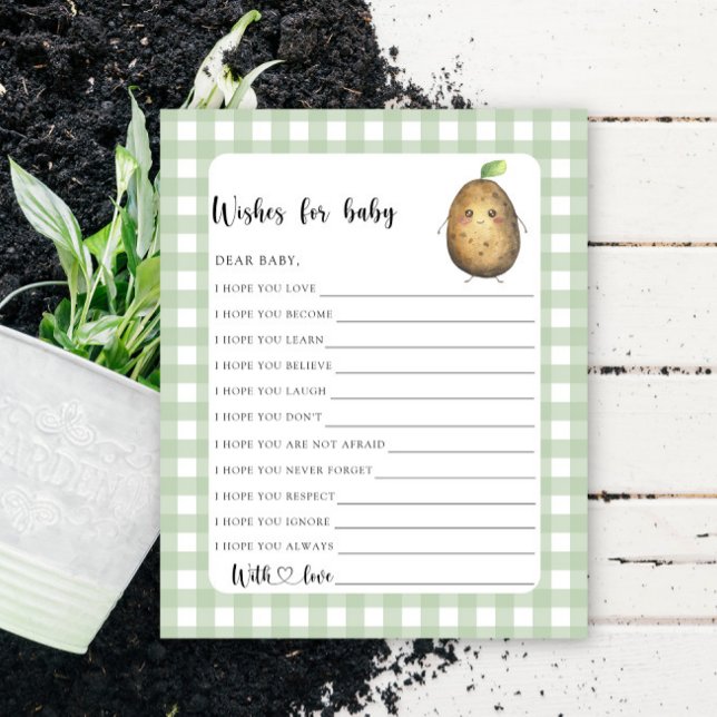 Papier Petits vœux de pomme de terre pour bébé (Créateur téléchargé)