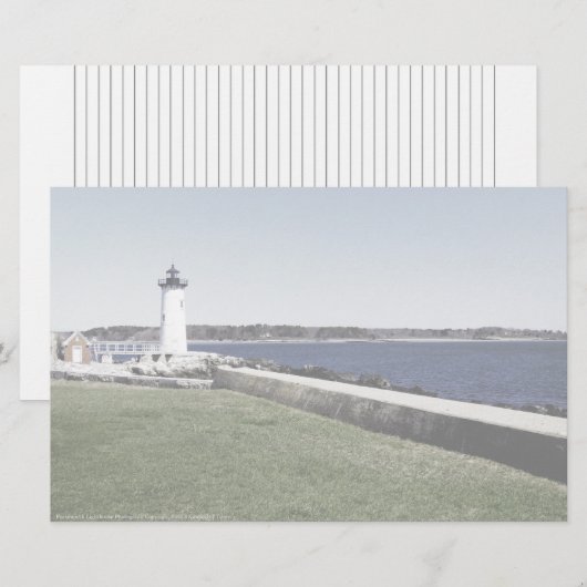 Papier Phare de Portsmouth (Devant / Derrière)