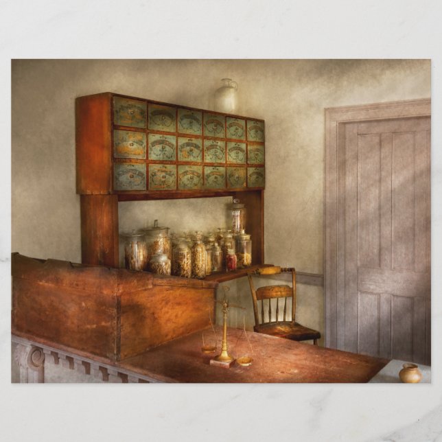 Papier Pharmacie - L'herboriste (Devant)