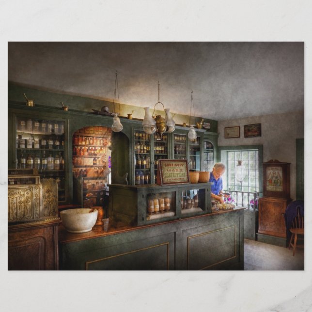 Papier Pharmacie - Préparation du matin (Devant)