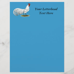 Papier Phoenix : Coq blanc