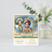 Papier Photo Anniversaire Little Black Fairy African Prin (Debout devant)