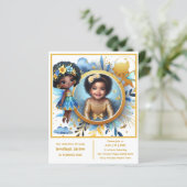 Papier Photo Anniversaire Little Black Fairy African Prin (Debout devant)