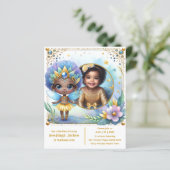 Papier Photo Anniversaire Little Black Fairy African Prin (Debout devant)