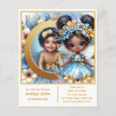 Papier Photo Anniversaire Little Black Fairy African Prin (Devant)