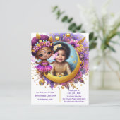 Papier Photo Anniversaire Little Black Fairy African Purp (Debout devant)