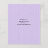 Papier Photo Anniversaire Little Black Fairy African Purp (Dos)