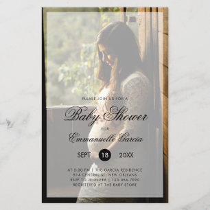 Papier Photo Baby shower budgétaire neutre pour les femme