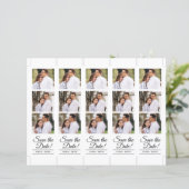 Papier Photo Booth 2x7" Enregistrer la zone Mariage de da (Debout devant)