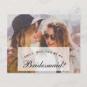 Papier Photo Budget Bridesmaid Proposition (Devant)