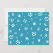 Papier Photo Budget Hanoukka Peace Love Snowflake Card (Dos)
