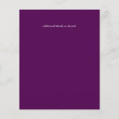 Papier PHOTO BUDGET LeahG Enregistrer Dates Aquarelle Feu (Dos)