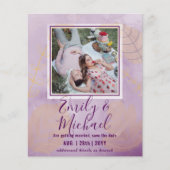 Papier PHOTO BUDGET LeahG Enregistrer Dates Aquarelle Feu (Devant)