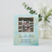 Papier PHOTO BUDGET MARIAGE SAVE DATES - Boho Abstrait (Debout devant)