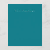 Papier PHOTO BUDGET MARIAGE SAVE DATES - Boho Abstrait (Dos)