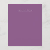 Papier PHOTO BUDGET MARIAGE SAVE DATES - Boho Abstrait (Dos)