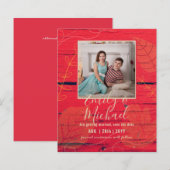 Papier PHOTO BUDGET MARIAGE SAVE DATES - Boho Abstrait (Devant / Derrière)