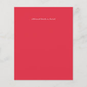 Papier PHOTO BUDGET MARIAGE SAVE DATES - Boho Abstrait (Dos)