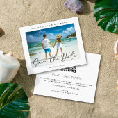 Papier Photo Budget moderne Enregistrer la date