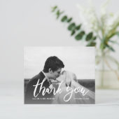 Papier Photo Budget noir et blanc Calligraphie 2 Merci (Debout devant)