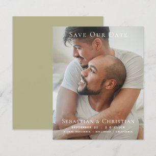 Papier Photo BUDGET Simple Enregistrer La Date Mariage