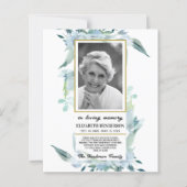 Papier PHOTO Budget Sympathy In Loving Memory. (Devant)