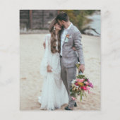 Papier Photo Budget Terra Cotta Boho Mariage Simple (Dos)