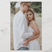 Papier Photo Budget Terra Cotta Boho Mariage Simple (Dos)