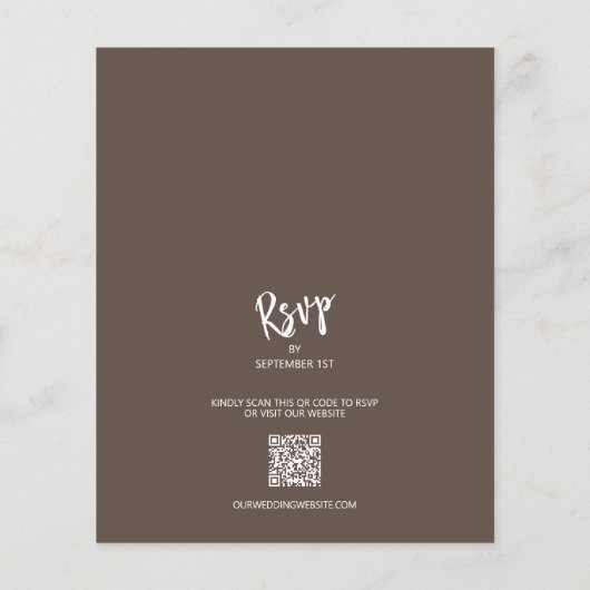 Papier Photo Budget Tomber Dans L'Amour Brown Tout En Un  (Dos)