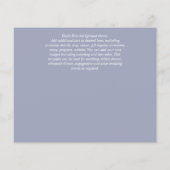 Papier PHOTO BUDGÉTAIRE Célébration des INVITATIONS à la  (Dos)