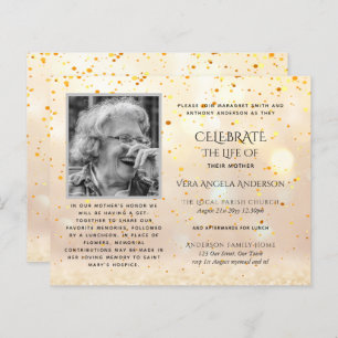 Papier PHOTO BUDGÉTAIRE Célébration des INVITATIONS à la 