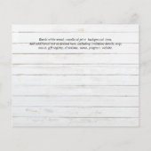 Papier PHOTO BUDGÉTAIRE Célébration des INVITATIONS à la  (Dos)