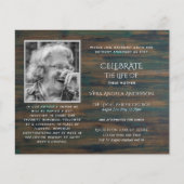 Papier PHOTO BUDGÉTAIRE Célébration des INVITATIONS à la  (Devant)