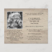 Papier PHOTO BUDGÉTAIRE Célébration des INVITATIONS à la  (Devant)