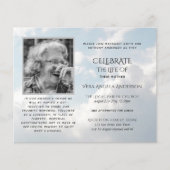 Papier PHOTO BUDGÉTAIRE Célébration des INVITATIONS à la  (Devant)