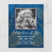 Papier PHOTO BUDGÉTAIRE Célébration des INVITATIONS à la  (Devant)