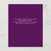 Papier PHOTO BUDGÉTAIRE Célébration des INVITATIONS à la  (Dos)